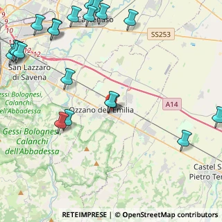 Mappa Via 1 Maggio, 40064 Ozzano dell'Emilia BO, Italia (6.369)