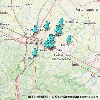Mappa Via 1 Maggio, 40064 Ozzano dell'Emilia BO, Italia (8.85083)