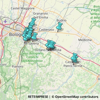 Mappa Via 1 Maggio, 40064 Ozzano dell'Emilia BO, Italia (7.2905)