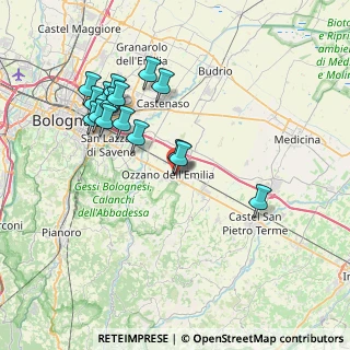 Mappa Via 1 Maggio, 40064 Ozzano dell'Emilia BO, Italia (7.59688)