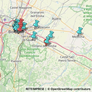 Mappa Via 1 Maggio, 40064 Ozzano dell'Emilia BO, Italia (10.7895)