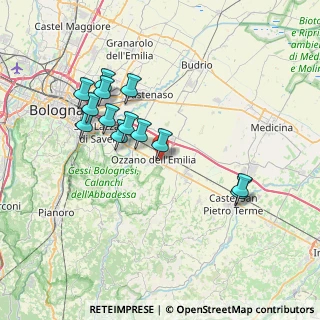 Mappa Via 1 Maggio, 40064 Ozzano dell'Emilia BO, Italia (7.08077)