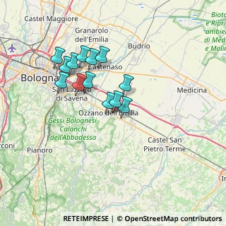 Mappa Via 1 Maggio, 40064 Ozzano dell'Emilia BO, Italia (6.07692)