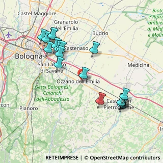 Mappa Via 1 Maggio, 40064 Ozzano dell'Emilia BO, Italia (8.53737)