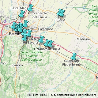 Mappa Via 1 Maggio, 40064 Ozzano dell'Emilia BO, Italia (10.25)