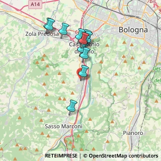 Mappa Via Moglio, 40037 Borgonuovo BO, Italia (3.66917)