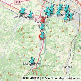 Mappa Via Moglio, 40037 Borgonuovo BO, Italia (5.7395)