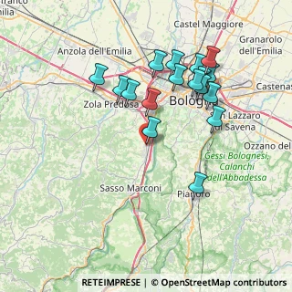 Mappa Via Moglio, 40037 Borgonuovo BO, Italia (7.46294)