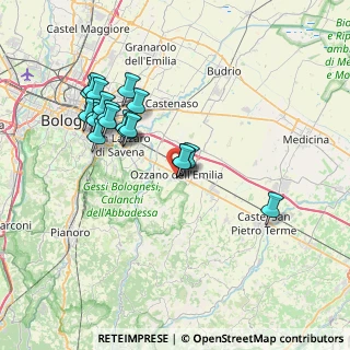 Mappa Via Aldo Moro, 40064 Ozzano dell'Emilia BO, Italia (7.36263)