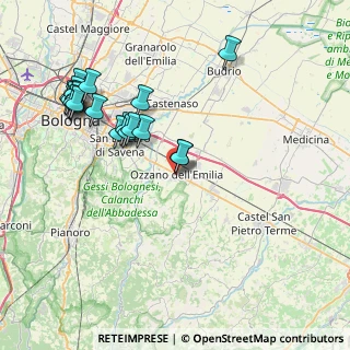 Mappa Via Aldo Moro, 40064 Ozzano dell'Emilia BO, Italia (8.8615)
