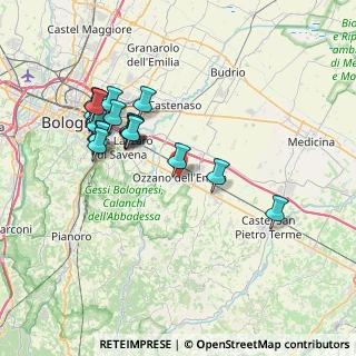 Mappa Via Aldo Moro, 40064 Ozzano dell'Emilia BO, Italia (7.716)