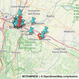 Mappa Via Aldo Moro, 40064 Ozzano dell'Emilia BO, Italia (10.2385)