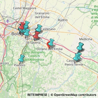 Mappa Via Aldo Moro, 40064 Ozzano dell'Emilia BO, Italia (9.532)