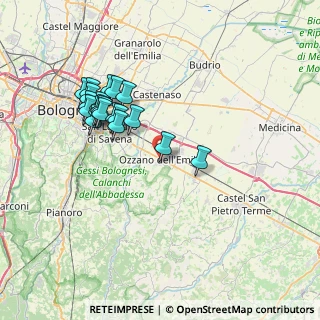 Mappa Via Aldo Moro, 40064 Ozzano dell'Emilia BO, Italia (7.263)