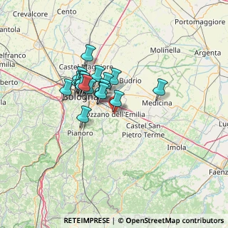 Mappa Via Aldo Moro, 40064 Ozzano dell'Emilia BO, Italia (10.5065)