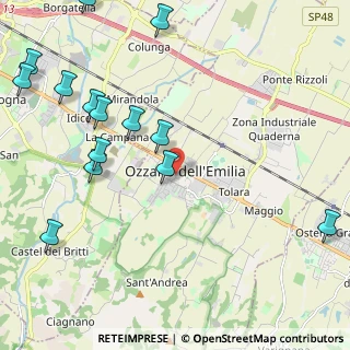 Mappa Via Palmiro Togliatti, 40064 Ozzano dell'Emilia BO, Italia (2.82857)