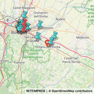 Mappa Via Palmiro Togliatti, 40064 Ozzano dell'Emilia BO, Italia (10.1305)