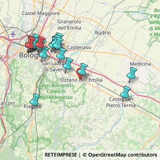Mappa Via Palmiro Togliatti, 40064 Ozzano dell'Emilia BO, Italia (9.6375)