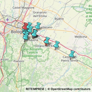 Mappa Via Palmiro Togliatti, 40064 Ozzano dell'Emilia BO, Italia (7.605)