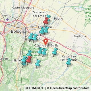 Mappa Via Palmiro Togliatti, 40064 Ozzano dell'Emilia BO, Italia (7.69438)