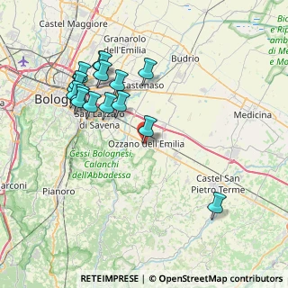 Mappa Via Palmiro Togliatti, 40064 Ozzano dell'Emilia BO, Italia (8.14938)