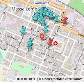 Mappa Via Tebaldo Marchetti, 48024 Massa Lombarda RA, Italia (0.2305)