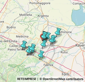 Mappa Via Tebaldo Marchetti, 48024 Massa Lombarda RA, Italia (9.22667)