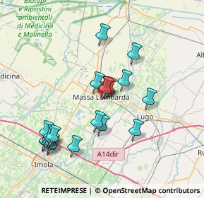 Mappa Via Tebaldo Marchetti, 48024 Massa Lombarda RA, Italia (7.5495)