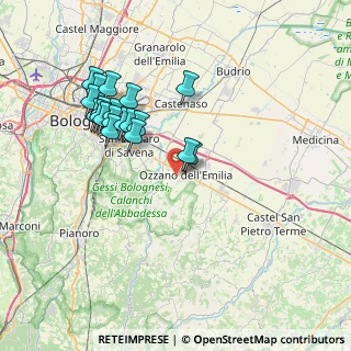 Mappa Via San Cristoforo, 40064 Ozzano dell'Emilia BO, Italia (7.39368)