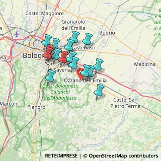 Mappa Via San Cristoforo, 40064 Ozzano dell'Emilia BO, Italia (5.94353)
