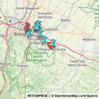 Mappa Via San Cristoforo, 40064 Ozzano dell'Emilia BO, Italia (7.11091)