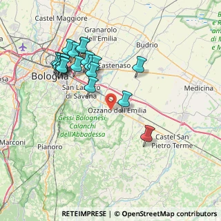 Mappa Via San Cristoforo, 40064 Ozzano dell'Emilia BO, Italia (8.1015)