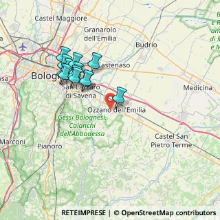 Mappa Via San Cristoforo, 40064 Ozzano dell'Emilia BO, Italia (7.15462)