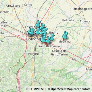 Mappa Via San Cristoforo, 40064 Ozzano dell'Emilia BO, Italia (9.42786)