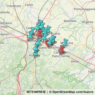 Mappa Via San Cristoforo, 40064 Ozzano dell'Emilia BO, Italia (9.882)