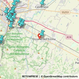 Mappa Via San Cristoforo, 40064 Ozzano dell'Emilia BO, Italia (7.332)