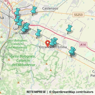Mappa Via San Cristoforo, 40064 Ozzano dell'Emilia BO, Italia (4.69923)
