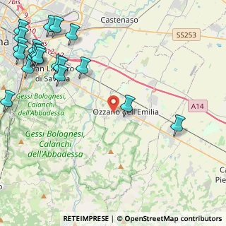 Mappa Via San Cristoforo, 40064 Ozzano dell'Emilia BO, Italia (6.6185)