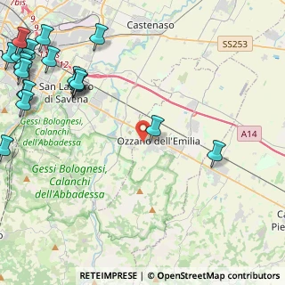 Mappa Via San Cristoforo, 40064 Ozzano dell'Emilia BO, Italia (7.03)