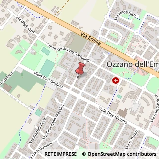 Mappa Via Giuseppe Mazzini, 21, 40064 Ozzano dell'Emilia, Bologna (Emilia Romagna)