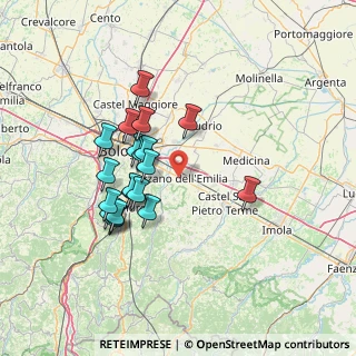 Mappa Via Giuseppe Mazzini, 40064 Ozzano dell'Emilia BO, Italia (12.94)