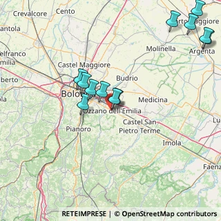 Mappa Via Giuseppe Mazzini, 40064 Ozzano dell'Emilia BO, Italia (18.19083)
