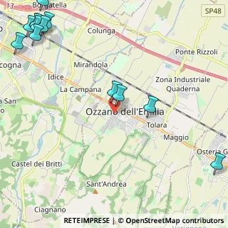 Mappa Via Giuseppe Mazzini, 40064 Ozzano dell'Emilia BO, Italia (3.47462)