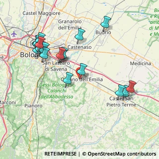 Mappa Via Giuseppe Mazzini, 40064 Ozzano dell'Emilia BO, Italia (9.02)