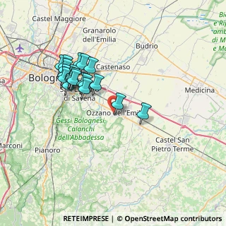 Mappa Via Giuseppe Mazzini, 40064 Ozzano dell'Emilia BO, Italia (7.042)