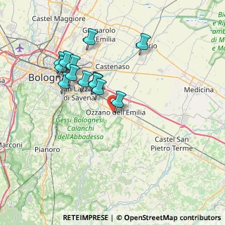 Mappa Via Giuseppe Mazzini, 40064 Ozzano dell'Emilia BO, Italia (7.14615)