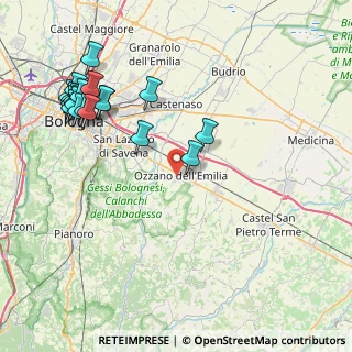 Mappa Via Giuseppe Mazzini, 40064 Ozzano dell'Emilia BO, Italia (10.025)