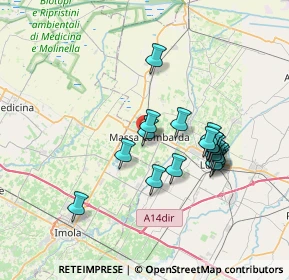 Mappa Via Salvo D'Acquisto, 48024 Massa Lombarda RA, Italia (6.46333)