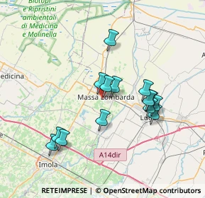 Mappa Via Salvo D'Acquisto, 48024 Massa Lombarda RA, Italia (6.57357)