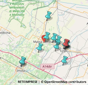 Mappa Via Salvo D'Acquisto, 48024 Massa Lombarda RA, Italia (7.04929)